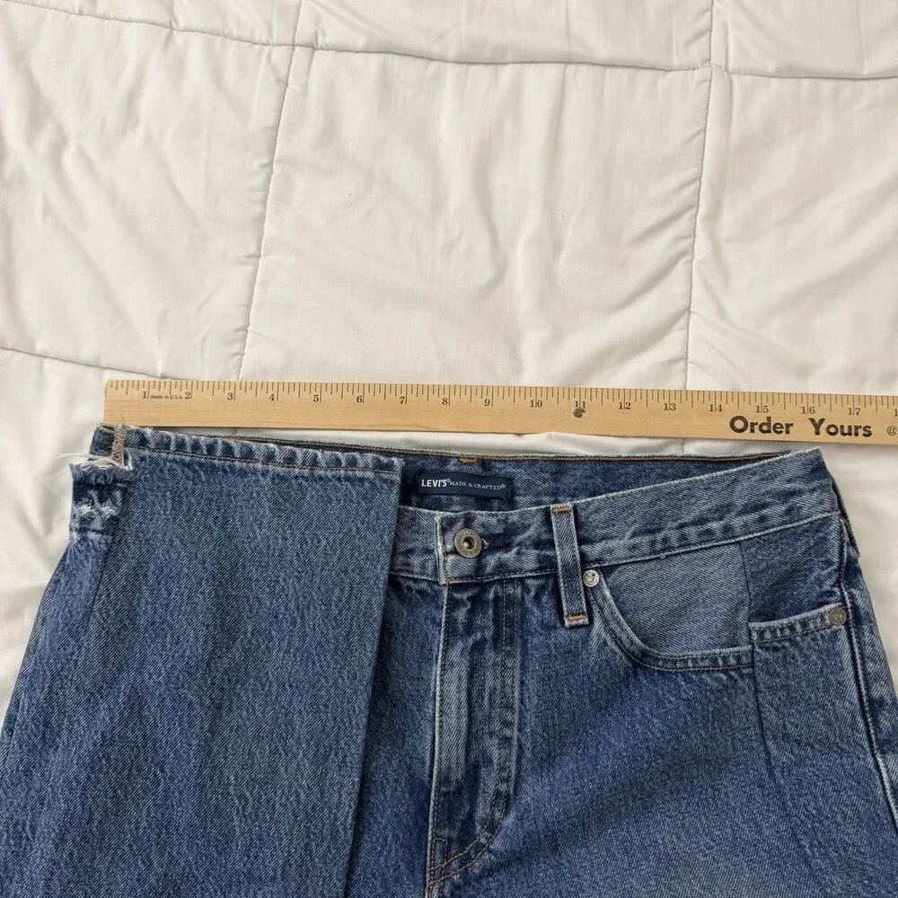 Levi's Made & Crafted 511 Pieced Out Jeans Mens 32x32 Blue Contrast Panel Slim